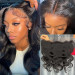 Body Wave 13*4 Transparent and HD Invisible Lace Frontal Human Hair 
