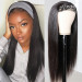 Headband Wigs Straight Hair