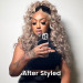 Highlight Body Wave Frontal Wig With Skunk Stripe In Front