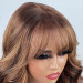 Human Hair Wig With Bangs