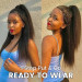 Kinky Straight Human Hair Wig