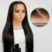 Straight Pre Braided Lace Front Wigs Ready To Go Wigs With Invisible HD lace