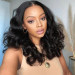 Loose Wave Hair HD Transparent Lace Front Wig