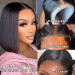 Ready To Go Wig Short Straight Hair Bob Invisible Lace Gluless Wig