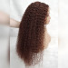 Glueless Reddish Brown Curly Lace Wigs