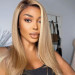 Sandy Blonde With Highlights Side Part Lace Front Wig