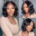 Short Bob Body Wave Wig Lace Front Wigs 100% Human Hair For Women