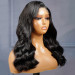 side part glueless wig