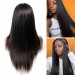 Closure Wigs-Straight Human Hair Wigs