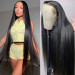 Straight Hair 13x6 Transparent Lace Front Wig
