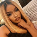striaght human hair T1B 27 ombre color bob wig