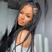 synthetic braid wig
