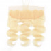 Transparent Lace Closure 613 Blonde Hair