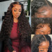 Ultimate Melt Invisible Lace Wig Fashionable Big Deep Wave Wig For Woman