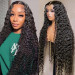 Water Wave Hair 13x6 HD Lace Front Wigs Long Human Hair Wig