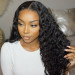 Glueless 5x5 Closure Wigs Water Wave Lace Closure Wigs For Women