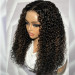 Brown Honey Blonde Mixed Balayage Highlight Water Wave Wig