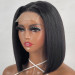 Realistic Light Yaki Straight Wig Glueless Bob Human Hair