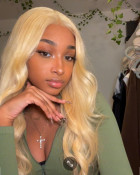 Blonde Closure Wig 613 Blonde Straight Closure Wigs For Women -Asteriahair