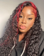 1 Year Old Deep Wave Lace Frontal Wig Still K