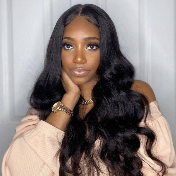 16-36Inches Long Wigs Body Wave Human Hair Lace Front Wigs -Asteriahair