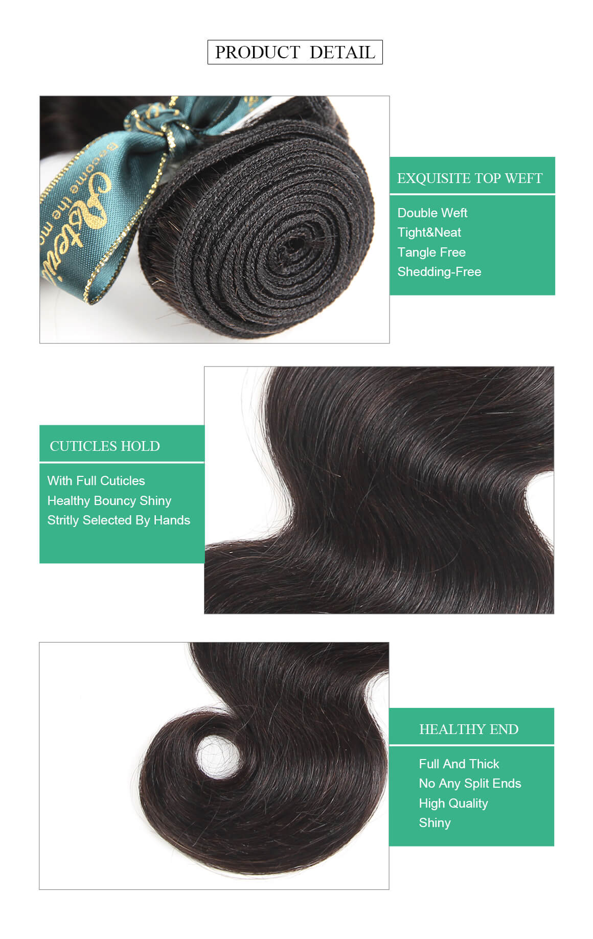 human hair weaves