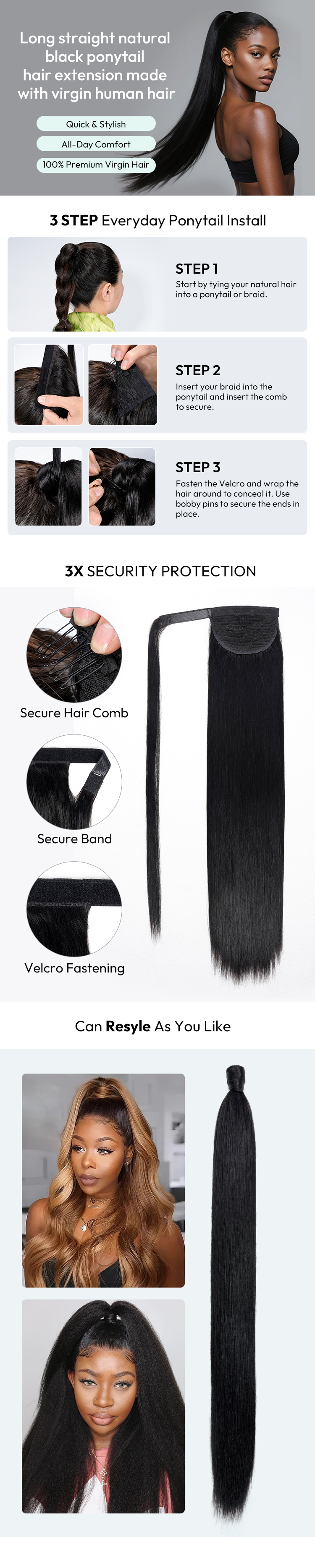 ponytail extension