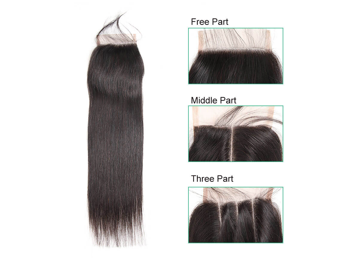 3 part lace closure